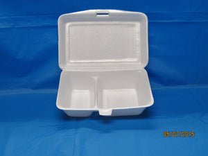 B-7 2 Compt Foam Container
