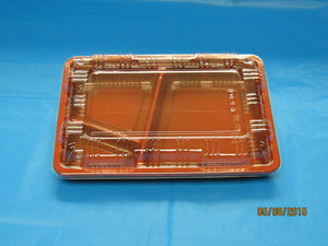KS8-A Three Section Bento Container
