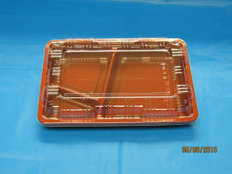 KS8-A Three Section Bento Container
